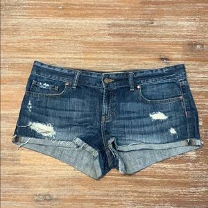 Distressed Jean Shorts